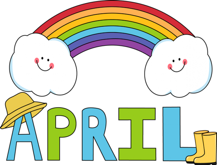 Permalink To April Clipart Fall Clipart - April Month (728x555)