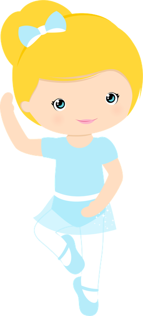 Bale - Minus - Bailarina Loira Desenho Png (286x629)