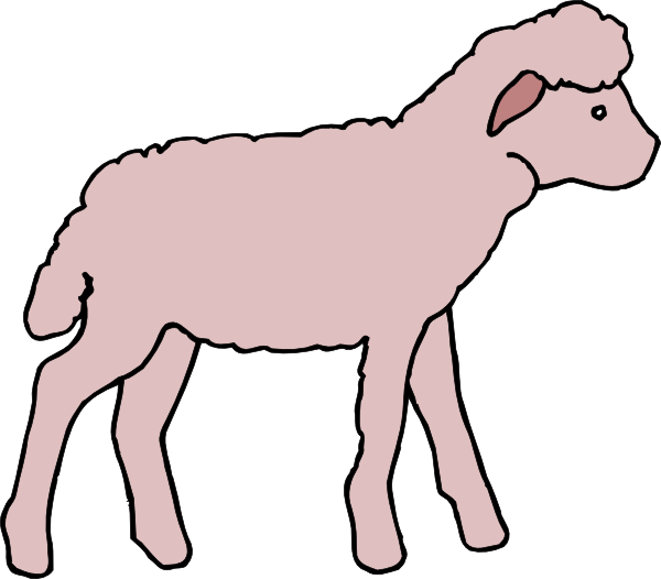 Portable Network Graphics Clipart Sheep Clip Art - Cordeiro Desenho Png (600x526)