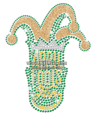 Distinctive Mask With Bling Crown For April Fool's - Illustration (450x450)