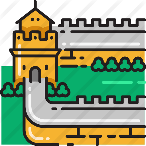 Great Wall Of China Free Icon - Great Wall Of China (512x512)