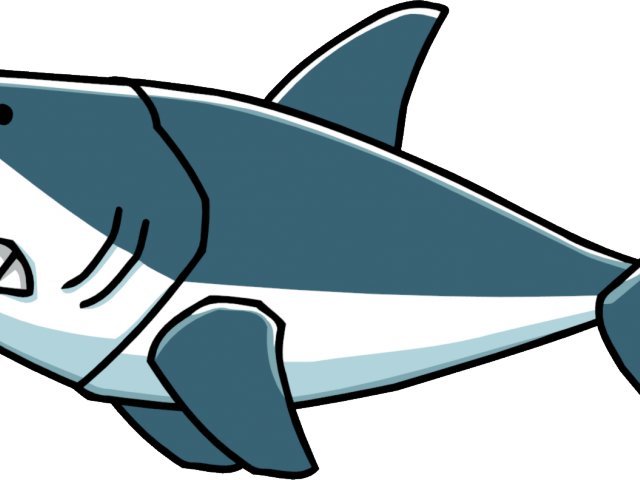 Killer Whale Clipart Great White Shark - Great White Shark Clipart (640x480)