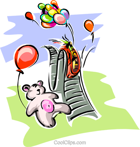 Amusement Park Royalty Free Vector Clip Art Illustration - Would You Want To Be A Peer Helper (458x480)