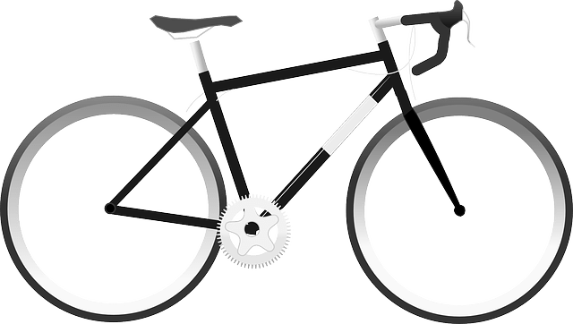 Pushbike Clipart Gas - Bike Cartoon Transparent Background (640x362)