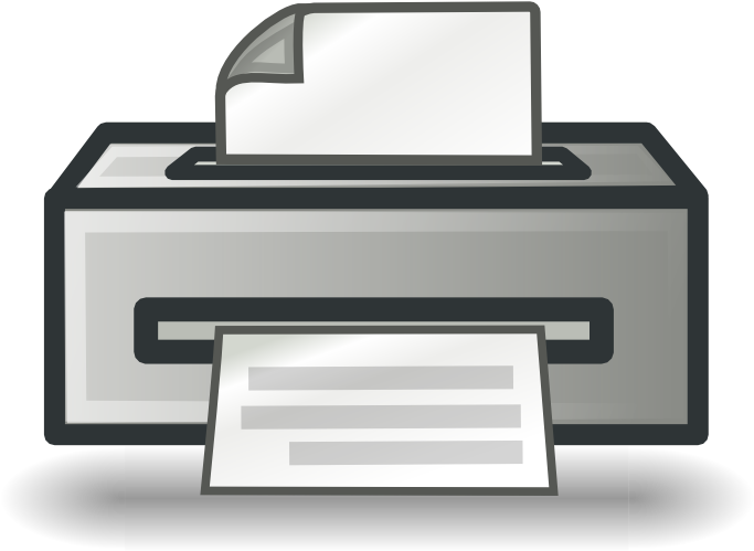 56491195 - Vector Print Icon Png (720x720)