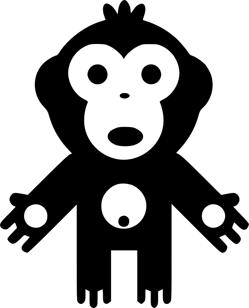 Monkey Comments - Monkey Icon Png (794x980)