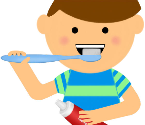 Boy Brushing Teeth Free Download Clip Art - Brush Your Teeth Clip Art (640x480)