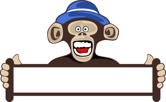 Computer Icons Download Symbol New Year - Happy New Year Monkey 2018 (555x340)