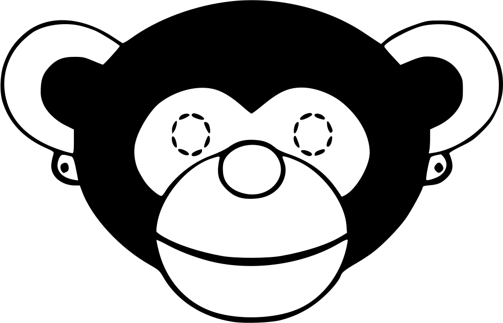 Monkey Face Comments - Mask (981x630)