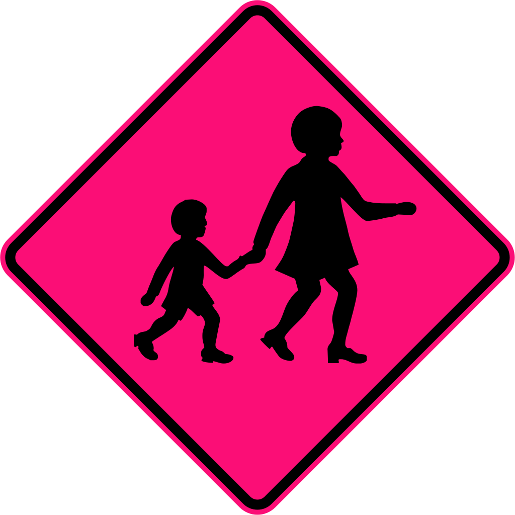 Australia Road Sign W6 3 Nt - Pedestrian Crossing Sign Australia (1024x1024)