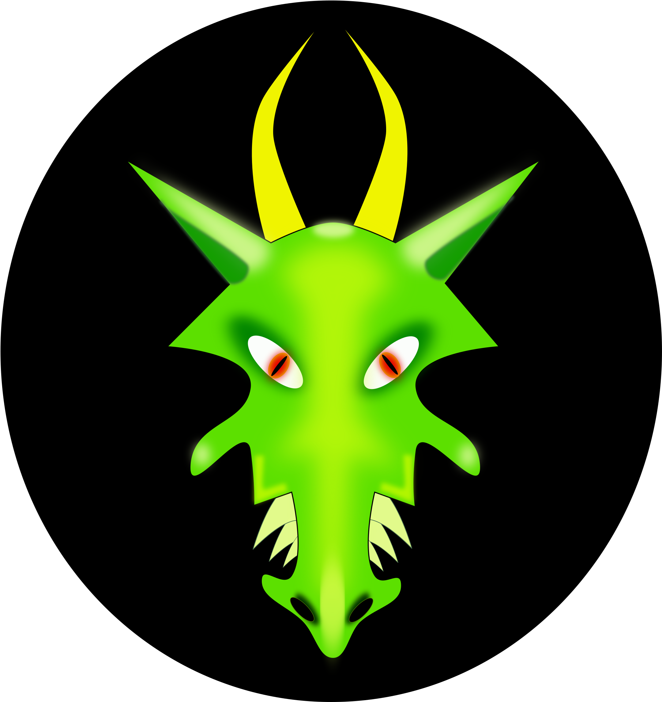 Green Dragon Computer Icons Fantasy Blog - Clip Art (2400x2400)