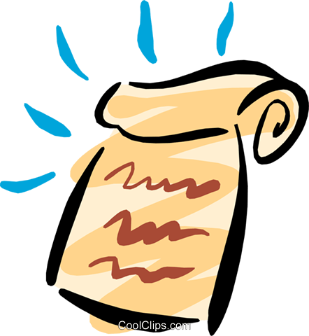 Parchment Royalty Free Vector Clip Art Illustration - Parchment Royalty Free Vector Clip Art Illustration (442x480)