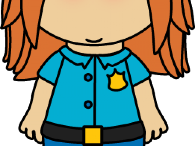 Graduation Clipart Police - Police Black And White Clip Art (640x480)