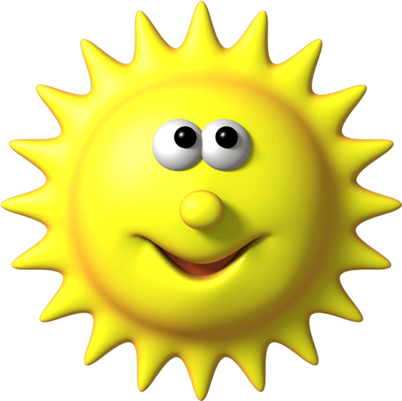 Pin Happy Sun Clip Art - Sol Dibujo Fondo Transparente (600x600)