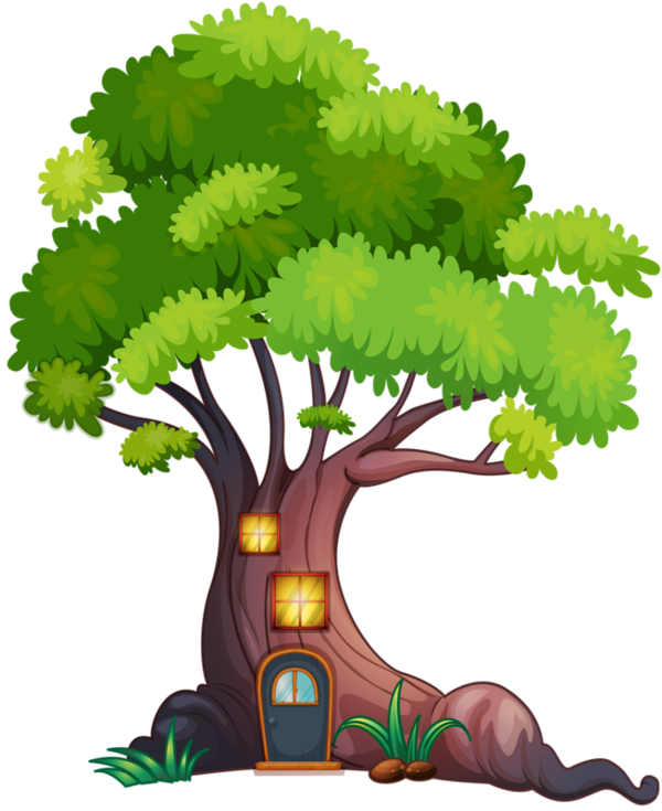 Download Tree House Clipart Tree House Clip Art Tree - Free Tree Clipart Png (600x735)