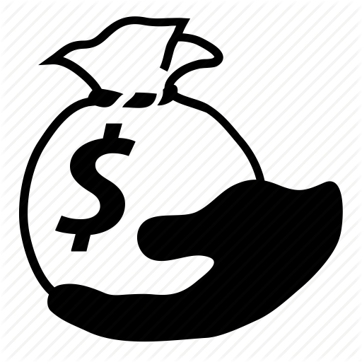 Spend Png Photos - Money Bag Hand Icon (512x512)