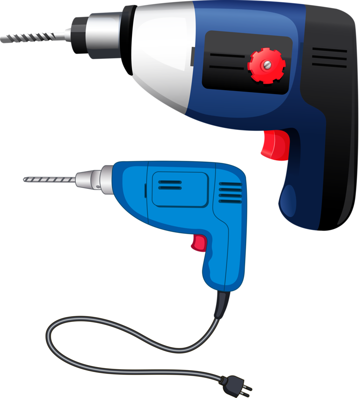 Craft - Ferramenta Azul Png (725x800)