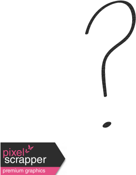Bad Day - Hand Drawn Question Mark Png (456x456)