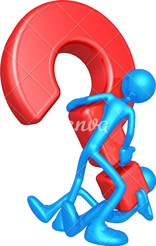 3d Character Question Interrogation - Stock Illustration (508x800)