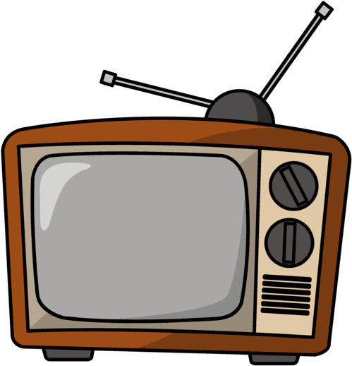 Banner Transparent Stock Watching Start Talking Talk - Transparent Background Television Clip Art (750x563)