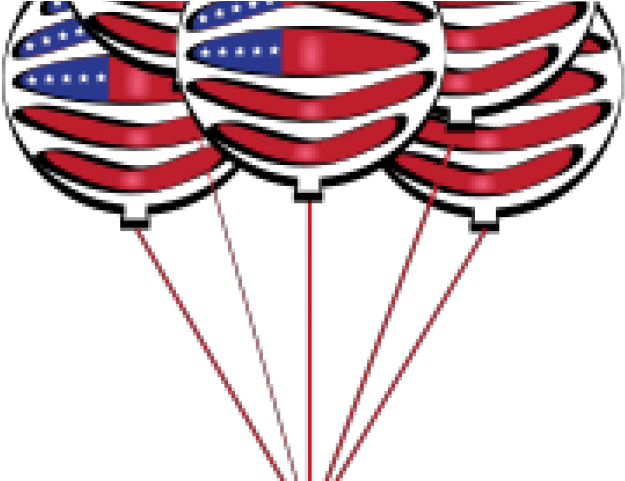 Balloons Clipart 4th July - Losange Géométrie (640x480)