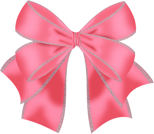 Laços & Fitas Ribbon Clipart, Christmas Decoupage, - Ribbon (502x436)