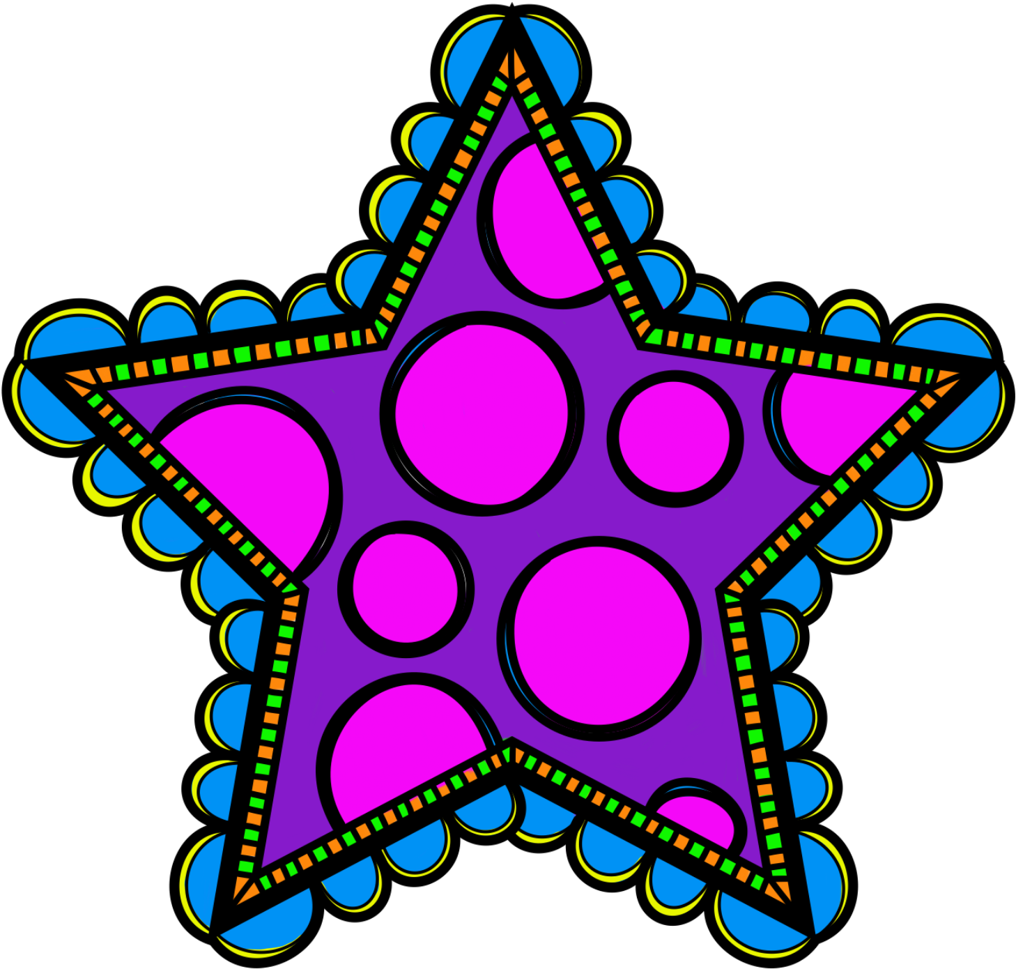 *✿*estrella*✿* Star Images, School Clipart, Clipart - Celtic Knot Stars (2048x1536)