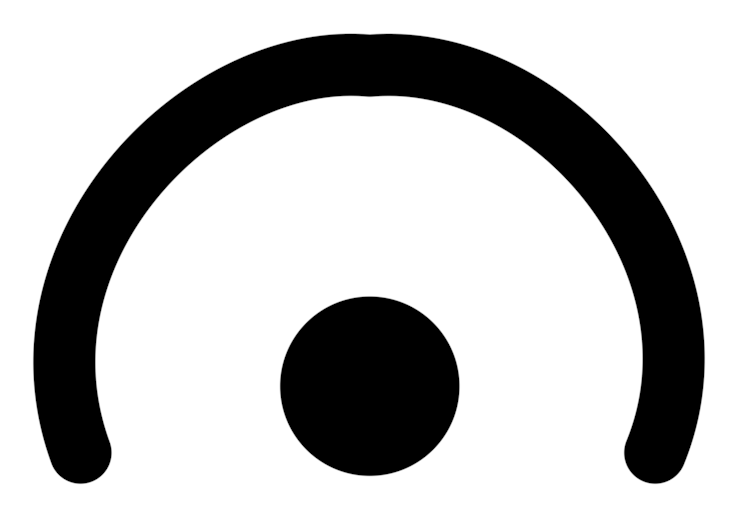 Fermata Musical Notation Musical Note Symbol - Half Circle With Dot Music Symbol (750x750)