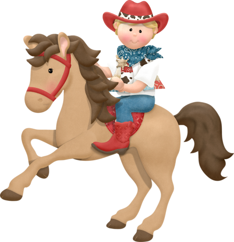 Blond Haired Sheriff Horse - Caballo Vaquero Animado Png (484x500)