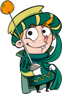 Orange Battle Carnival - Cartoon (720x566)