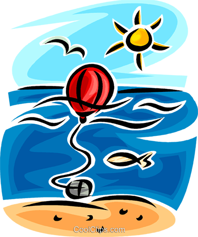 Buoy/channel Marker Royalty Free Vector Clip Art Illustration - Clip Art (401x480)