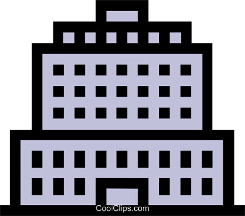 Office Tower Royalty Free Vector Clip Art Illustration - Screen Keyboard Icon (480x423)