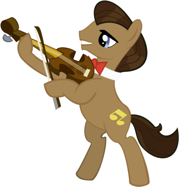 Animals Violin Players - Mlp Violist Pony (650x686)