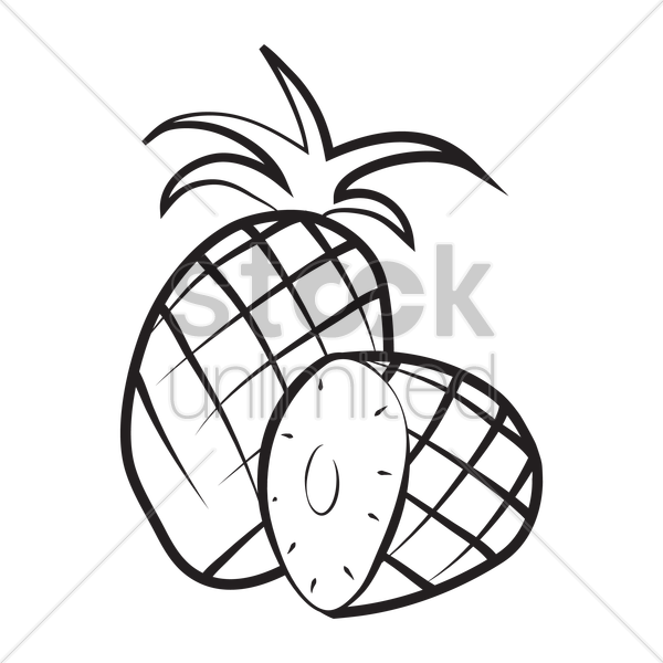 Pineapple Clipart Drawing Clip Art - Clip Art (600x600)