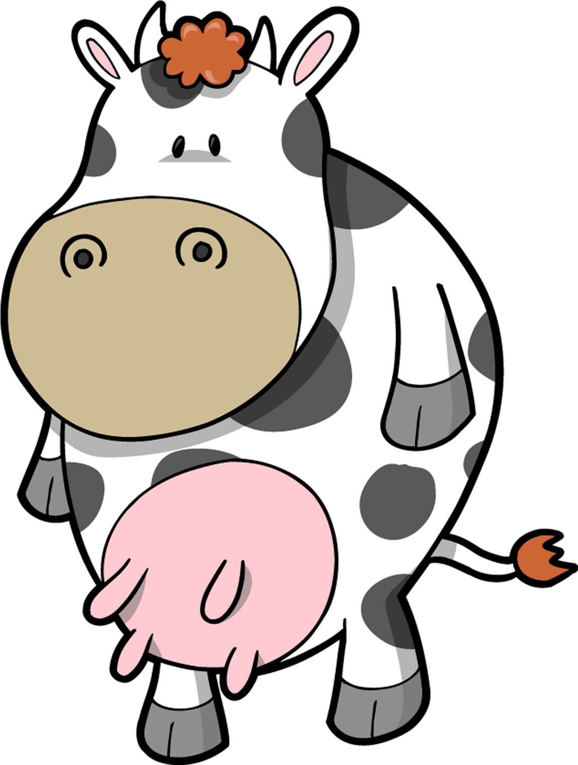 Clip Art Freeuse Stock Cattle Ox Illustration Dairy - Milk Cow (1704x1896)