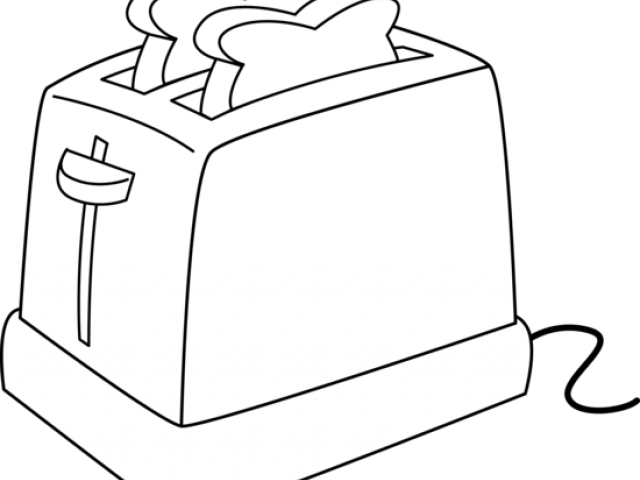 Bread Clipart Toast - Tostador De Pan Para Colorear (640x480)