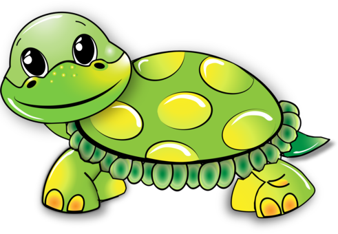 Sea Turtle Cartoon Reptile Tortoise - Gambar Animasi Kura Kura (491x340)