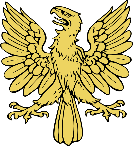 Eagle - Download - American-badass-b Round Ornament (540x594)