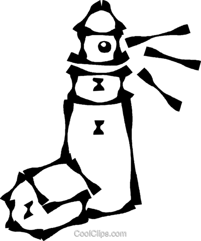 Lighthouse Royalty Free Vector Clip Art Illustration - Lighthouse Royalty Free Vector Clip Art Illustration (400x480)