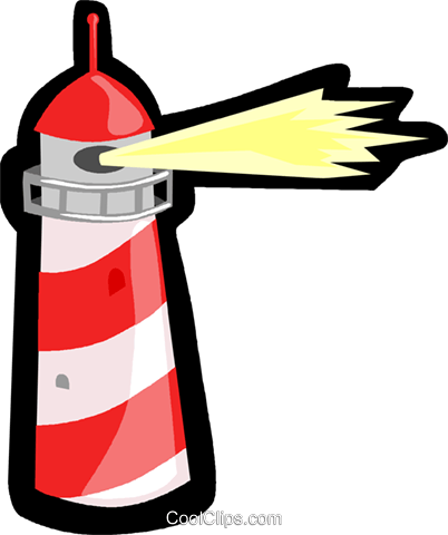 Lighthouse Royalty Free Vector Clip Art Illustration - Lighthouse Royalty Free Vector Clip Art Illustration (402x480)