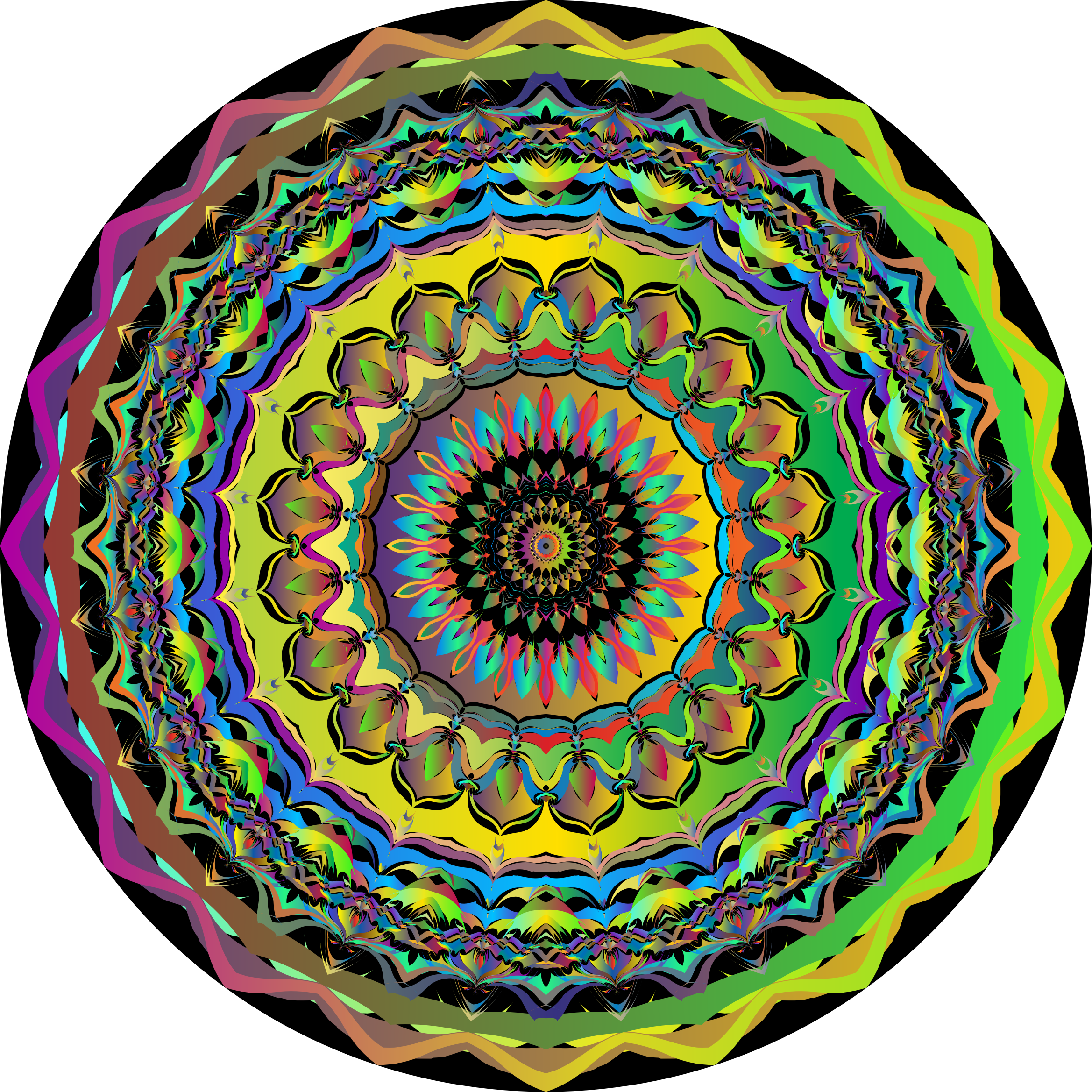 Symmetry Kaleidoscope Organism Circle M Rv & Camping - Clip Art (2338x2338)