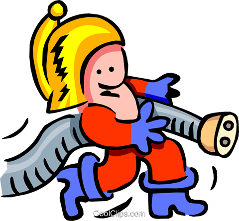 Fireman And Socket - Illustration (480x444)