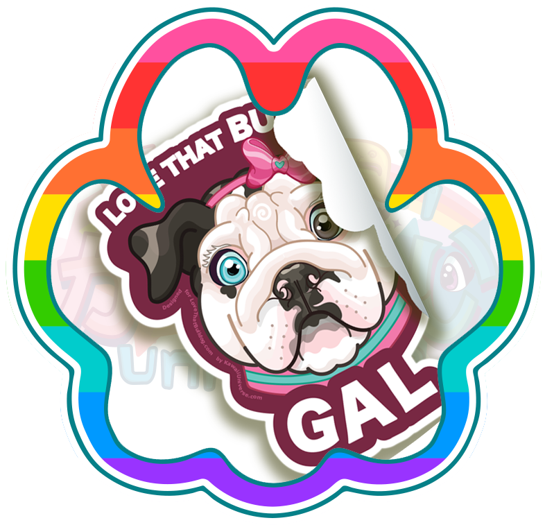 English Bulldog Clipart Kawaii - Clip Art (800x800)