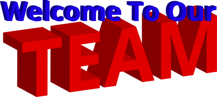 Free Clip Art Welcome To The Team (750x337)