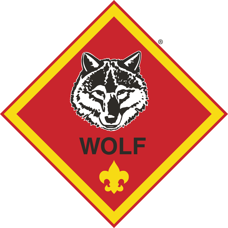 Cub Scout Logo Vector - Bsa Wolves Cub Handbook (735x735)
