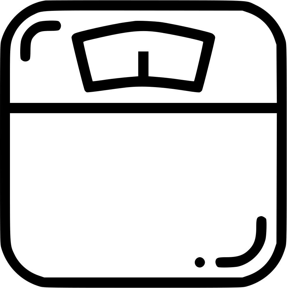 Weighing Weight Scale Measure Fitness Monitor Comments - Weight Scale Clip Art (981x982)