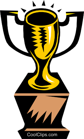 Trophy/cup Royalty Free Vector Clip Art Illustration - Trophy/cup Royalty Free Vector Clip Art Illustration (291x480)