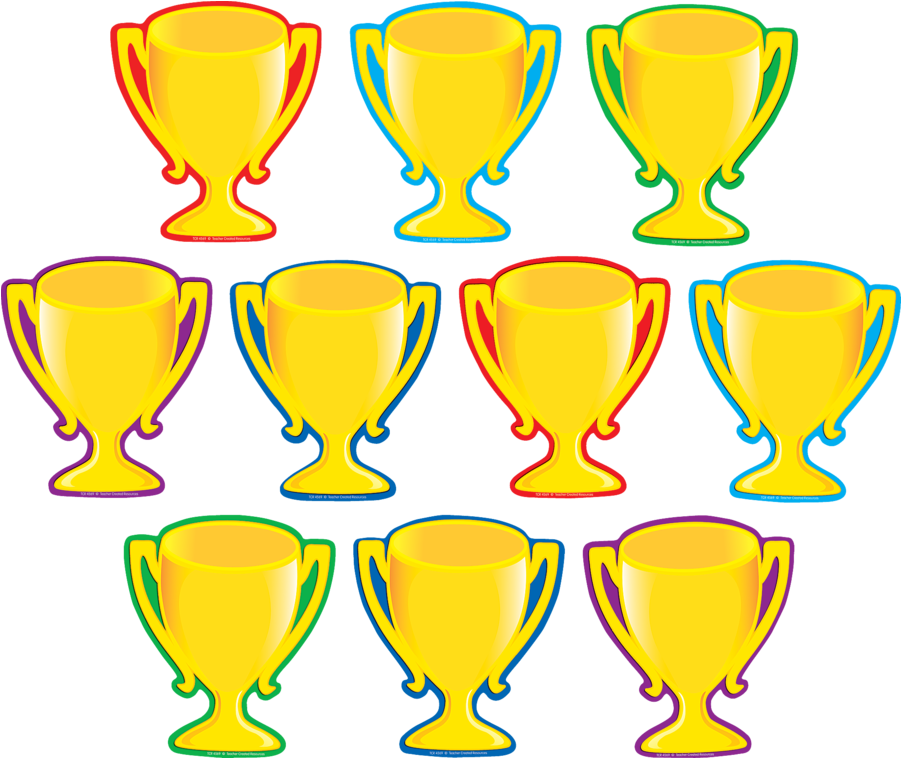 Tcr4569 Trophy Cups Accents Image - (price/per Pack)positive Affirmation Accents Set (900x900)