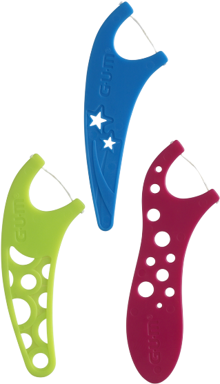 Gum Flossers 75 Count Crayola Kids / Butler - Gum Crayola Kids Flossers (600x600)