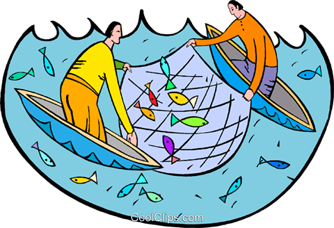 Collection Of Free Fisheries - Fishing Net Clip Art (480x328)
